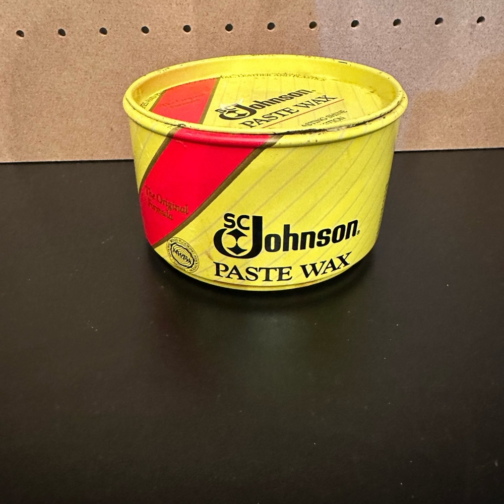 SC Johnson Wood Paste Wax Long Shine Protection 16 Oz Can Discontinued 90% Full